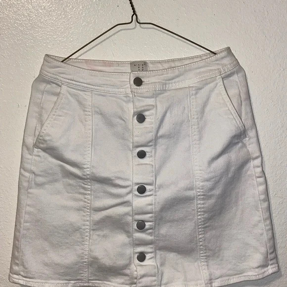 a new day Skirts Target White Denim Skirt Poshmark
